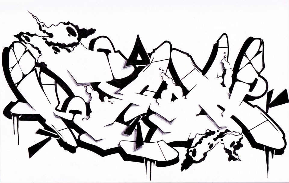 Graffiti Sketch - Photo by Dosug - Dosug, Sketch, Russia (2011)