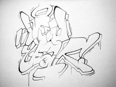 Graffiti Sketch - Photo by Dosug - Dosug, Sketch, Russia (2011)