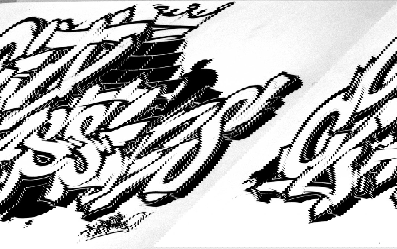 Graffiti Sketch - Photo by DoubleEspresso