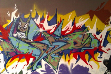 Graffiti Wall - Photo by Downtownpaint (2014)