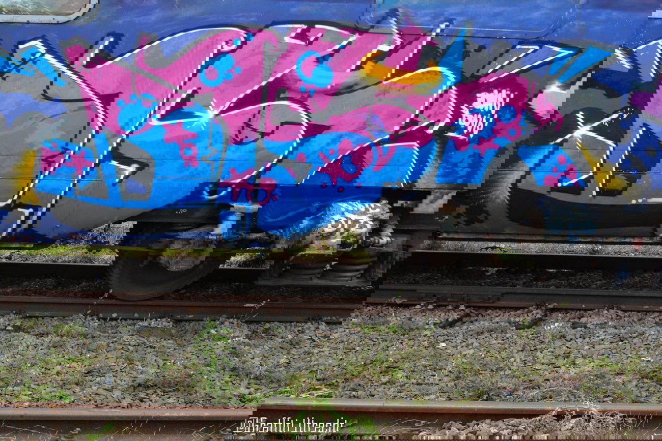 Graffiti Train - Photo by Downtownpaint