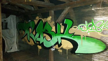 Graffiti Artwork in Halle  nietleben - Photo by Drask (2015)