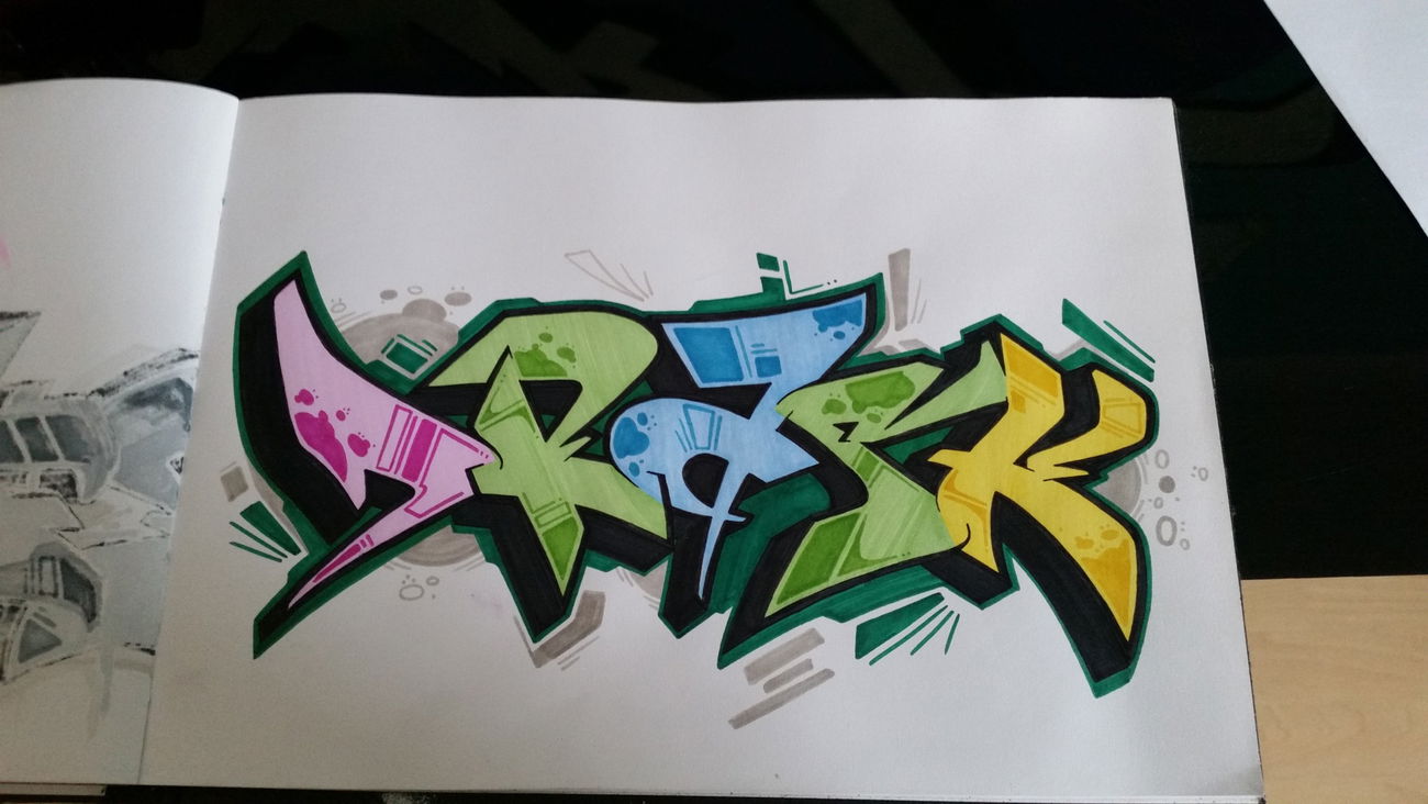 Graffiti Wall - Photo by Drask - DrasksketchHalleSaalesimplekolerikaz