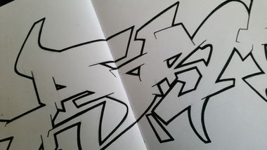 Graffiti Sketch - Photo by Drask - DraskOne, Graff (2016)