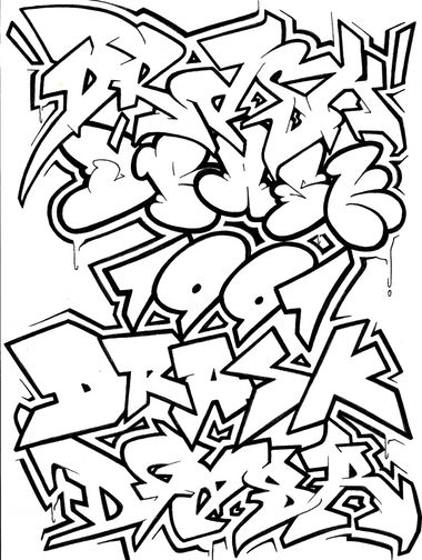 Graffiti Sketch - Photo by Drask - Drask1991, graffiti (2016)