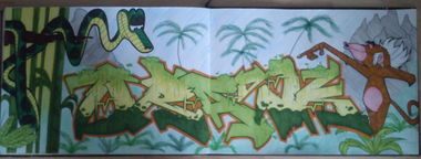 Graffiti Sketch - Photo by Drask (2014)