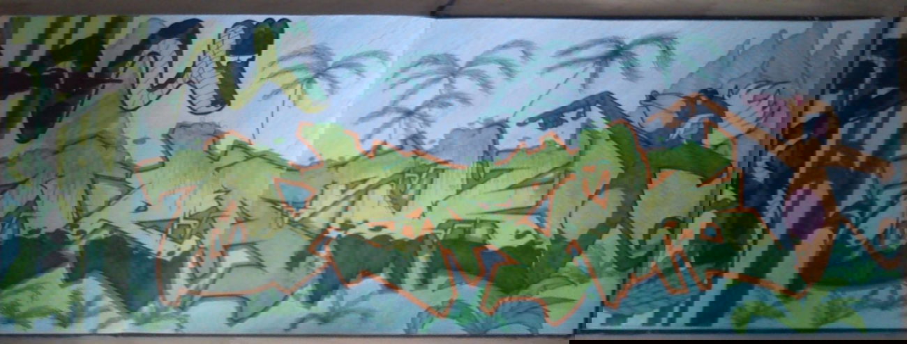 Graffiti Sketch - Photo by Drask (2014)