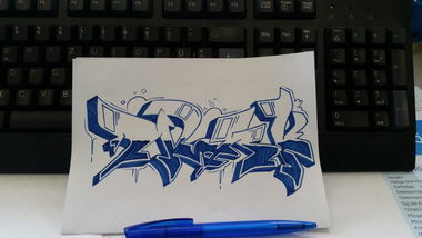 Graffiti Sketch - Photo by Drask - Draskonelove, sketchgraffitikolerikazkolerikas, HalleSaale