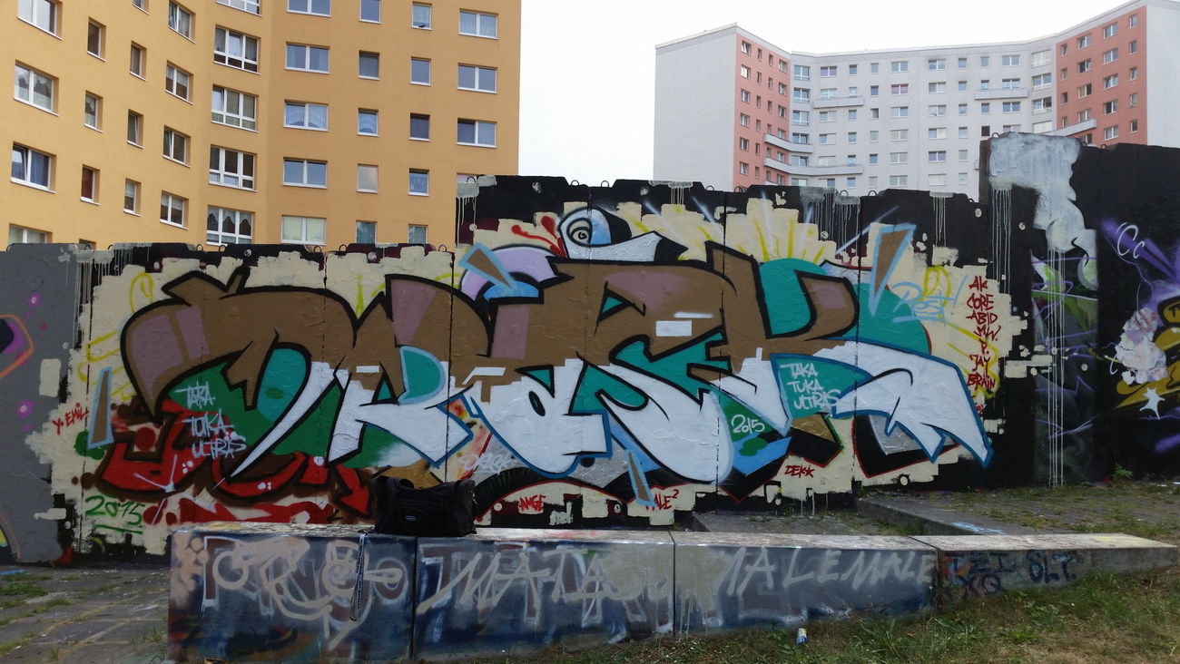 Graffiti Wall - Photo by Drask - restdosen, Drask, Halle (2015)