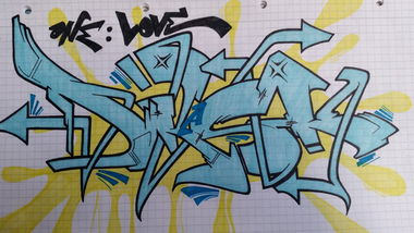 Graffiti Sketch - Photo by Drask (2013)