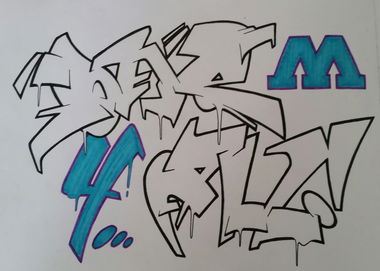 Graffiti Wall - Photo by Drask - Drask, Halle/Saale