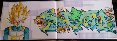 Graffiti Sketch - Photo by Drask - exchange, Drask, Desaw