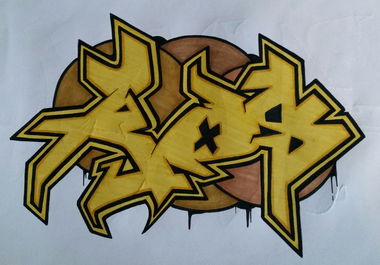 Graffiti Sketch - Photo by Drask - kos, Crew, Drask (2016)