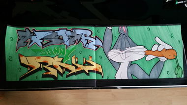 Graffiti Sketch - Photo by Drask - EasterBunnyDrask (2017)