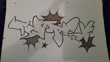 Graffiti Sketch - Photo by Drask (2014)