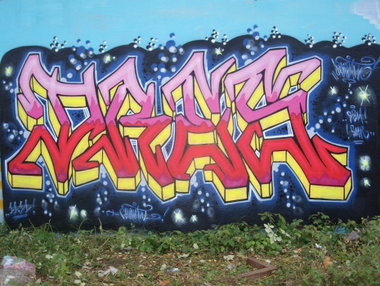 Graffiti Wall in Brunswick - Photo by Drestwo - Drestwo, Dres2, Dres