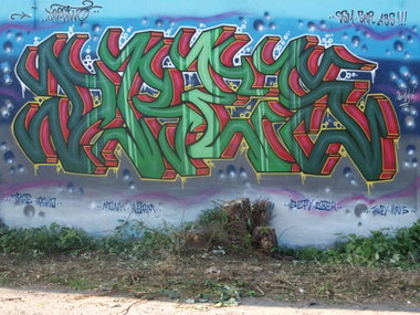 Graffiti Wall in Brunswick - Photo by Drestwo - Drestwo, Dres2, Dres