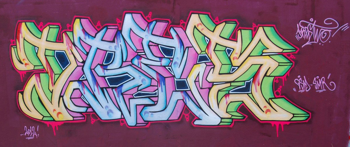 Graffiti Wall in Brunswick - Photo by Drestwo - Drestwo, Dres2, Dres