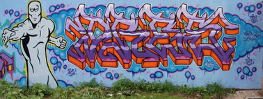 Graffiti Wall in Brunswick - Photo by Drestwo - Drestwo, Dres2, Dres