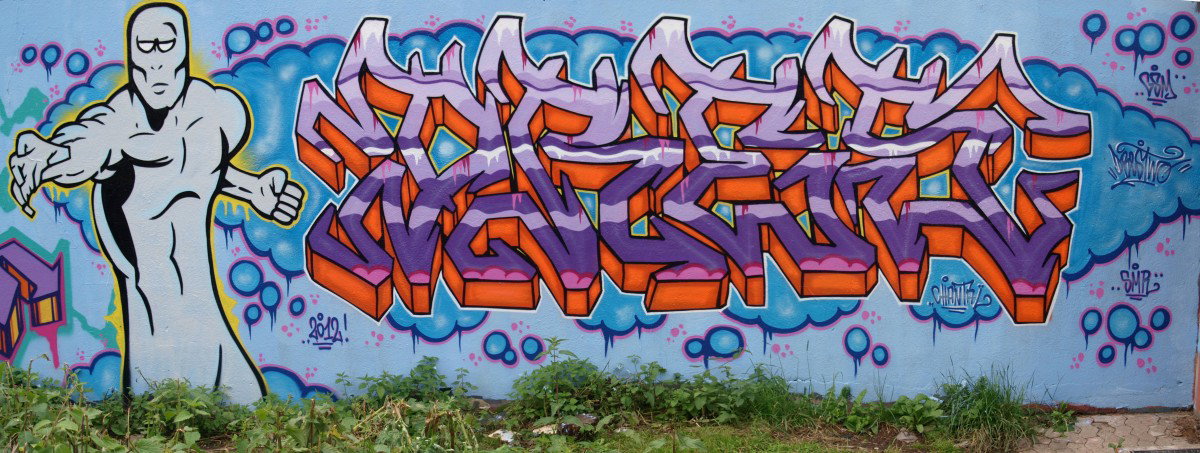 Graffiti Wall in Brunswick - Photo by Drestwo - Drestwo, Dres2, Dres