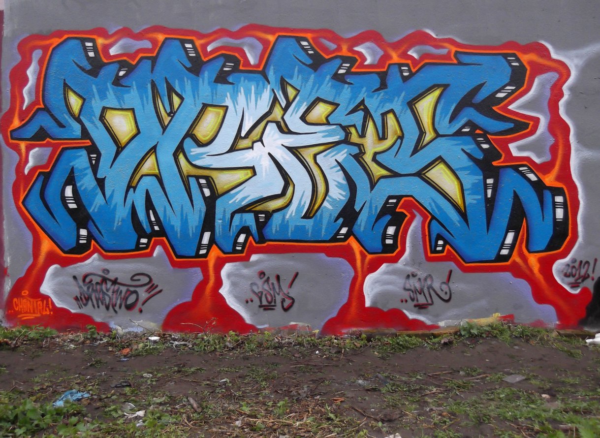Graffiti Wall in Brunswick - Photo by Drestwo - Drestwo, Dres2, Dres (2012)