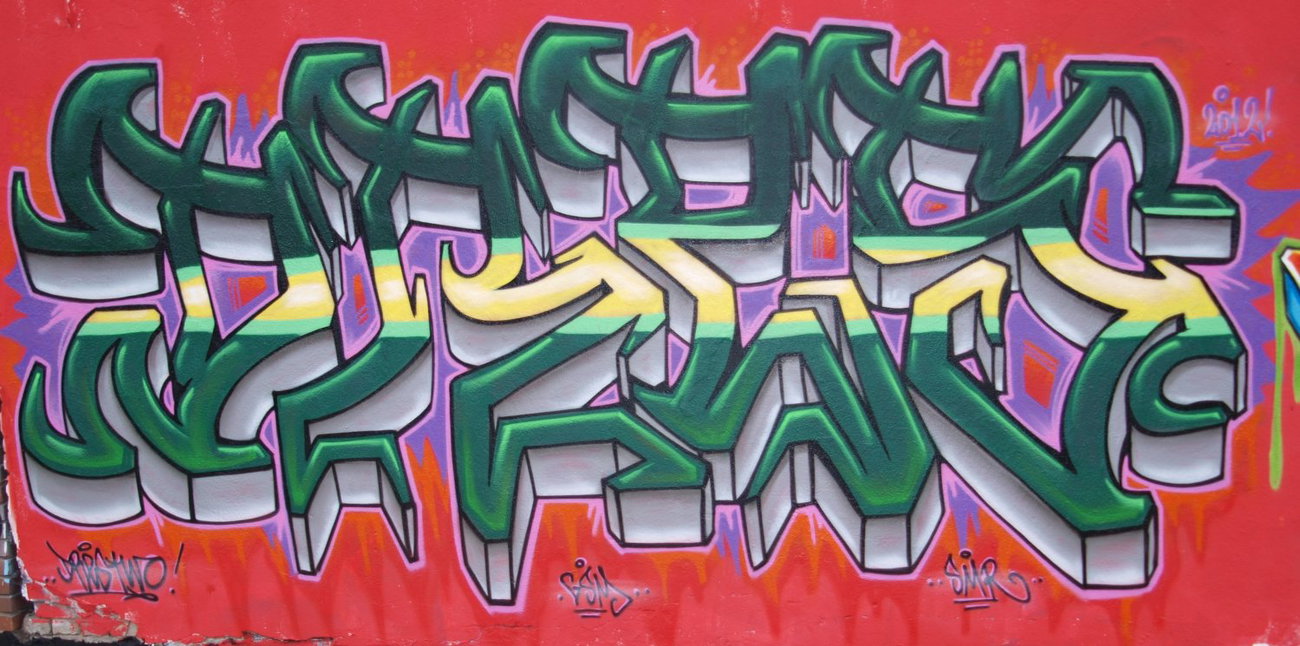 Graffiti Wall in Brunswick - Photo by Drestwo - Drestwo, Dres2, Dres (2012)