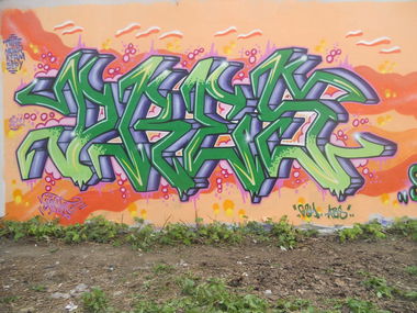 Graffiti Wall in Brunswick - Photo by Drestwo - Drestwo, Dres2, Dres (2011)