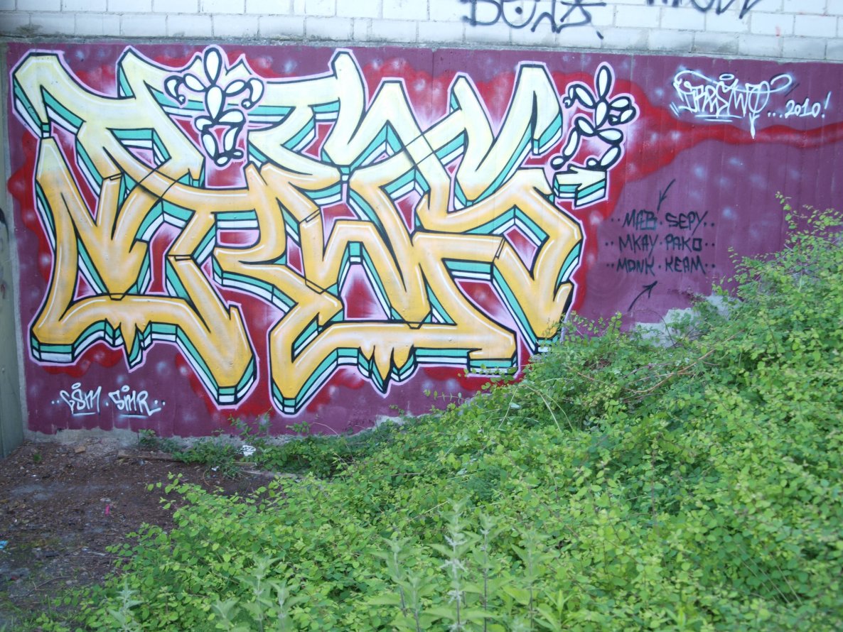 Graffiti Wall in Braunschweig - Photo by Drestwo - Drestwo, Dres2, Dres (2010)