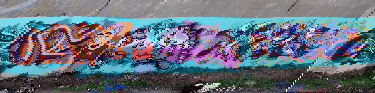 Graffiti Wall in Braunschweig - Photo by Drestwo - Pako, Mr.Mab, Mab (2010)
