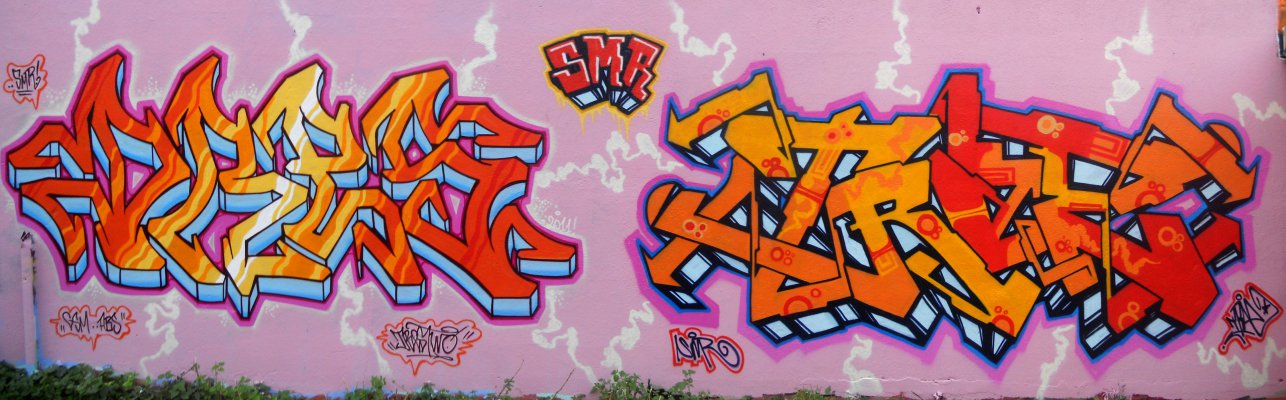 Graffiti Wall in Brunswick - Photo by Drestwo - Drestwo, Dres2, Dres (2011)