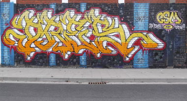 Graffiti Wall in Brunswick - Photo by Drestwo - Drestwo, Dres2, Dres (2013)