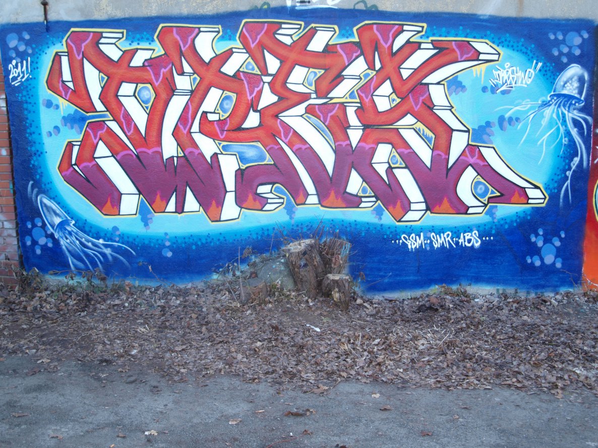Graffiti Wall in Brunswick - Photo by Drestwo - Drestwo, Dres2, Dres (2011)