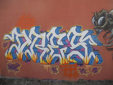 Graffiti Wall in Brunswick - Photo by Drestwo - Drestwo, Dres2, Dres (2011)