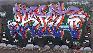 Graffiti Wall in Braunschweig - Photo by Drestwo - Sit, Drestwo, Dres2 (2013)