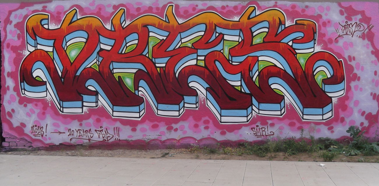 Graffiti Wall in Braunschweig - Photo by Drestwo - Drestwo, Dres2, Dres (2013)
