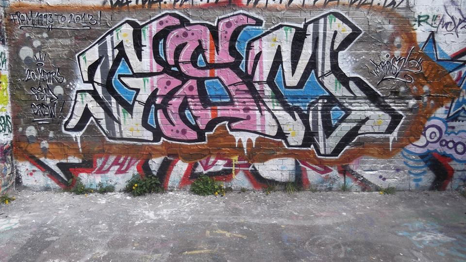 Graffiti Wall in Braunschweig - Photo by Drestwo - Drestwo, Dres2, Dres (2013)