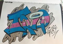 Graffiti Wall - Photo by Drewski (2017)