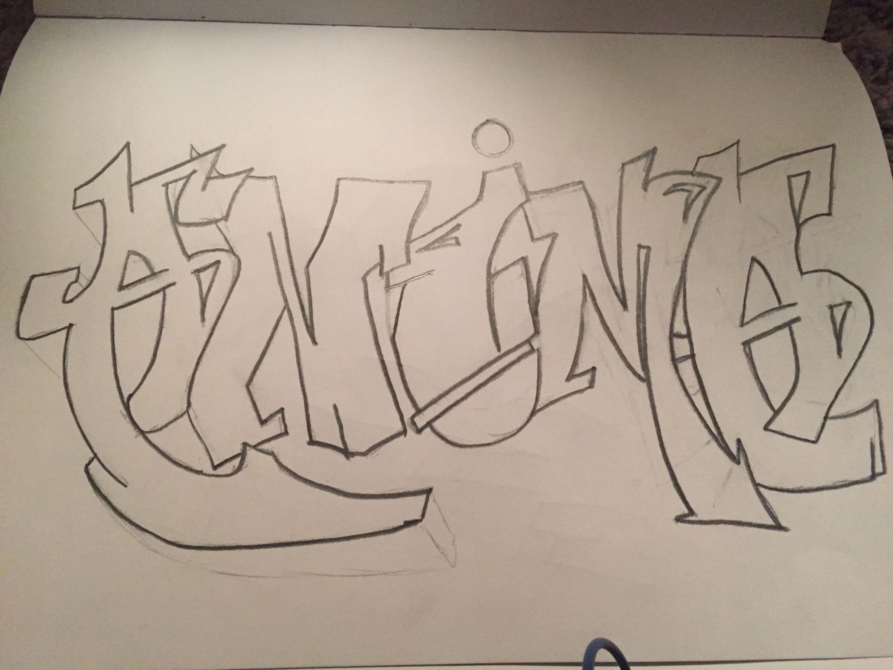 Graffiti Sketch - Photo by Drewski (2017)