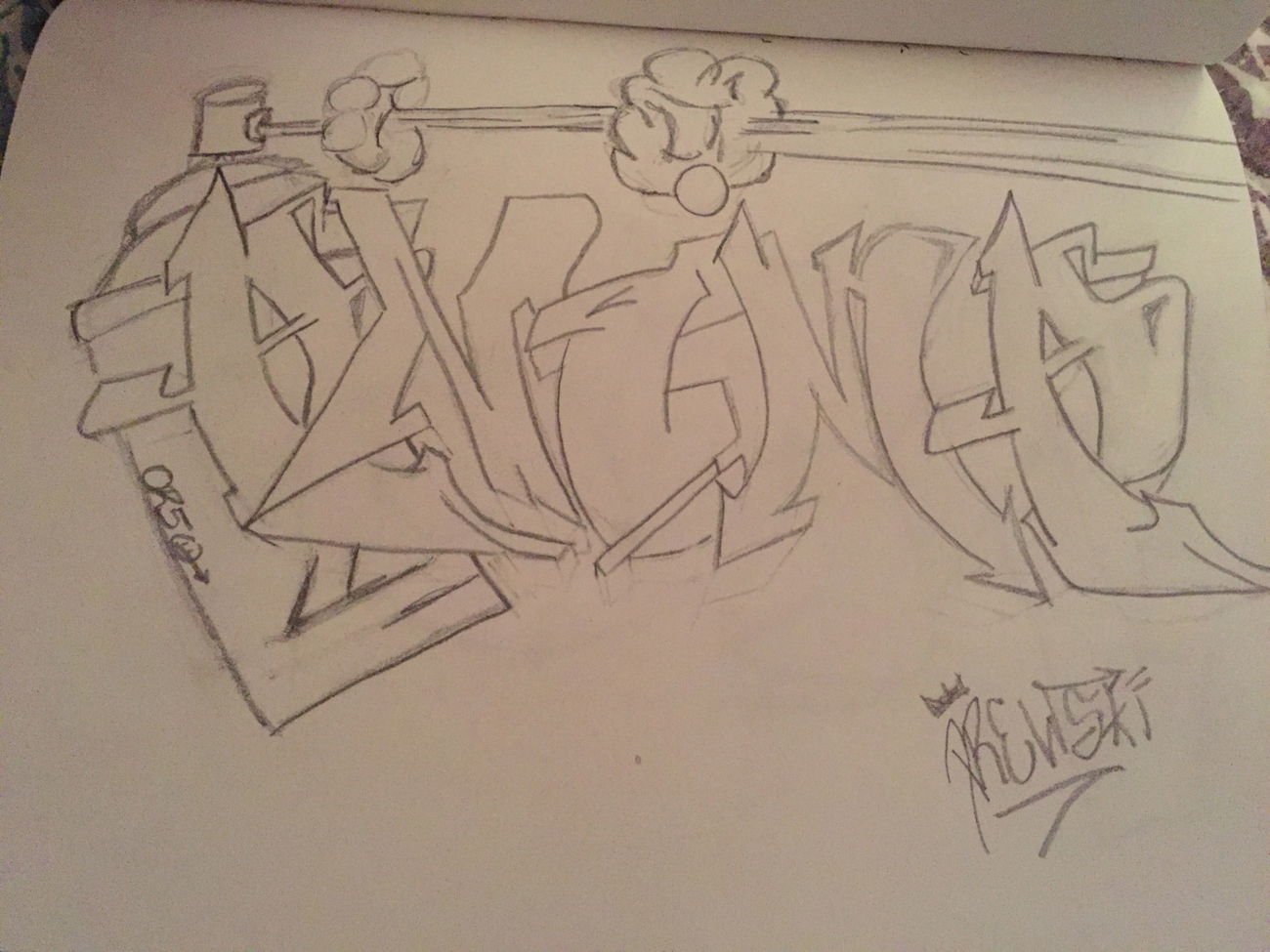 Graffiti Sketch - Photo by Drewski