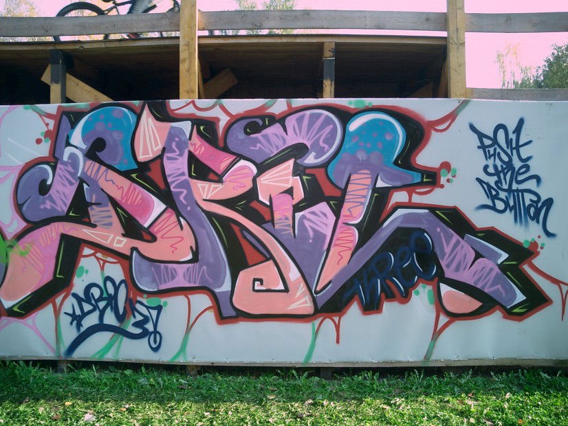 Graffiti Wall in Zittau, Dresden - Photo by Dric3 - Zittau, Dresden, Ria (2013)