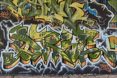 Graffiti Wall in Dresden - Photo by Dric3 - Zittau, Dresden, Ria (2013)
