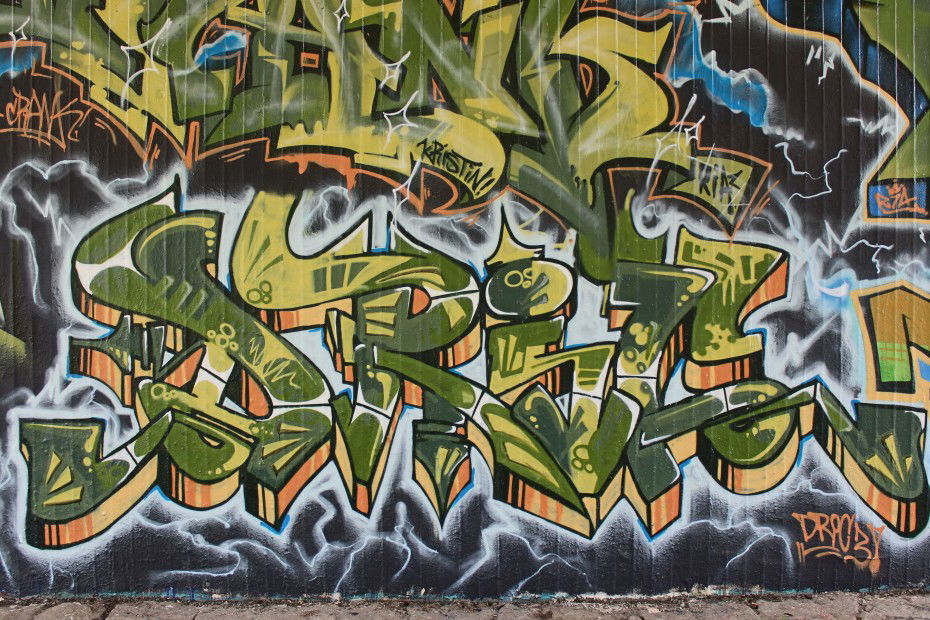 Graffiti Wall in Dresden - Photo by Dric3 - Zittau, Dresden, Ria (2013)