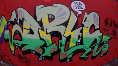 Graffiti Wall in Dresden - Photo by Dric3 - Dric3, RiaCrew, Dresden (2013)