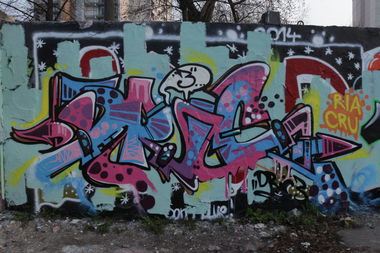 Graffiti Wall - Photo by Dric3 - Dric3, RiaCrew, Dresden (2014)