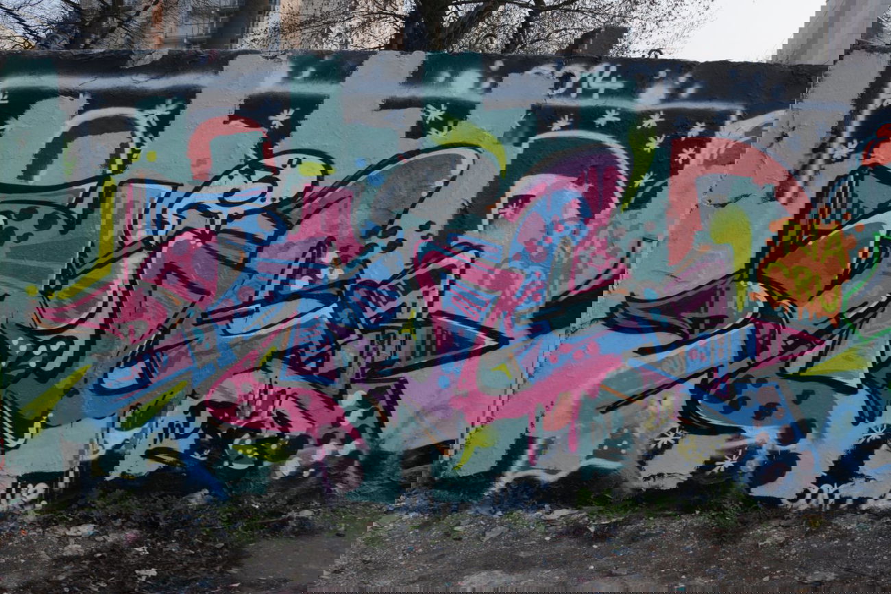 Graffiti Wall - Photo by Dric3 - Dric3, RiaCrew, Dresden (2014)
