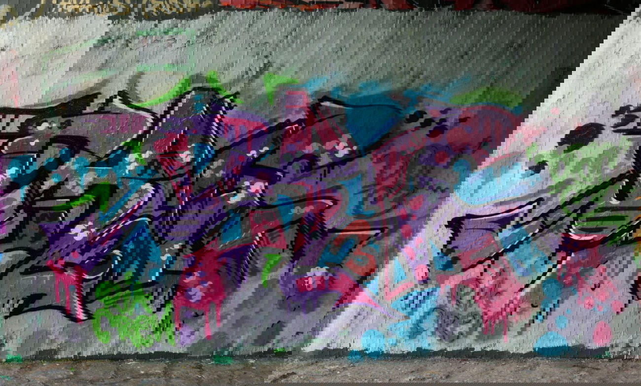 Graffiti Wall in Dresden - Photo by Dric3 - Dresden, RiaCrew, RIA (2014)