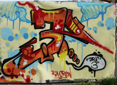 Graffiti Wall in Zittau - Photo by Dric3 - Dresden, RiaCrew, RIA (2014)