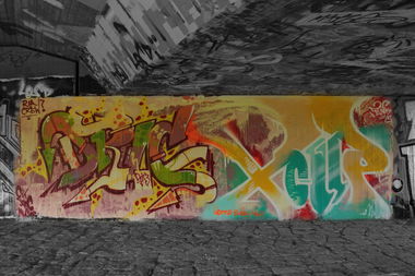 Graffiti Wall in Dresden - Photo by Dric3 - Dresden, RiaCrew, RIA (2014)