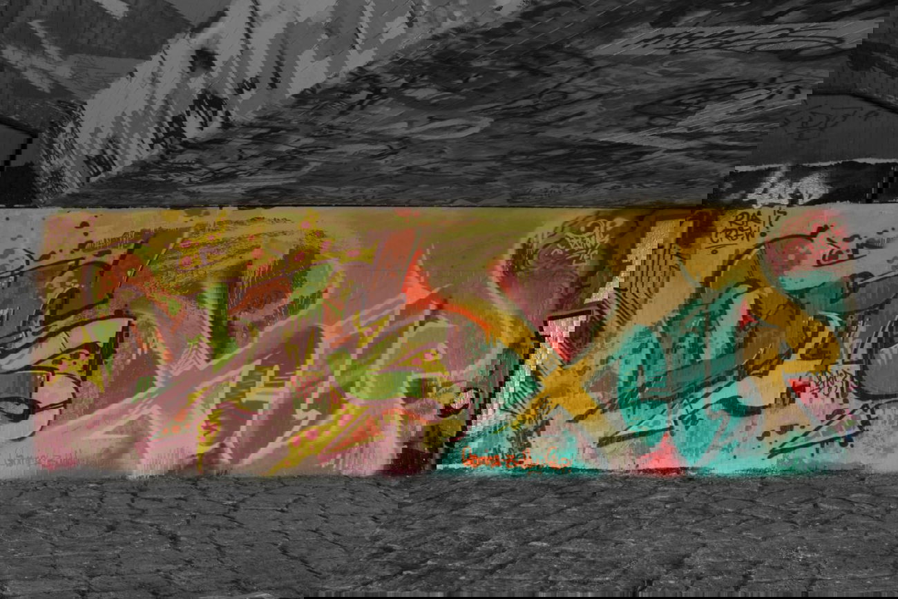 Graffiti Wall in Dresden - Photo by Dric3 - Dresden, RiaCrew, RIA (2014)