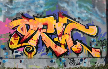 Graffiti Wall in Dresden - Photo by Dric3 - Dresden, RiaCrew, RIA (2014)